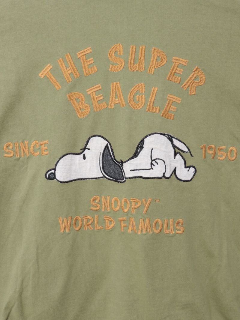 【JUICY×PEANUTS】“VINTAGE SNOOPY”スウェット素材ベトジャン〔Lady's〕〔別注〕