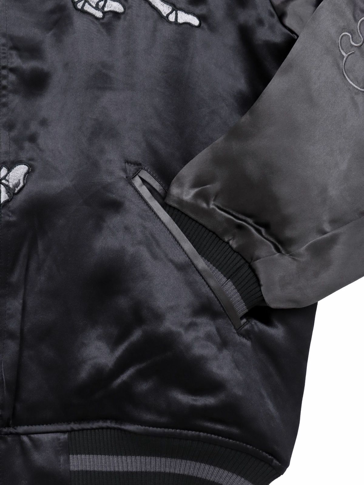 【絡繰魂・粋】“がしゃどくろ支配”総刺繍リバーシブルスカジャン