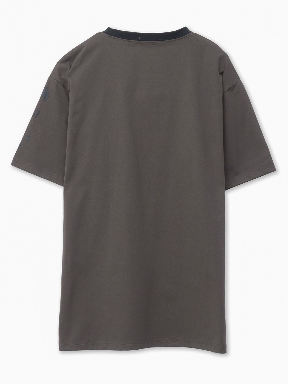 【moz】エルクワンポイント刺繍 ポケット付きリンガーTシャツ〔別注〕【moz】エルクワンポイント刺繍 ポケット付きリンガーTシャツ〔別注〕