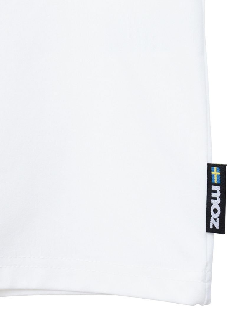 【moz】エルクワンポイント刺繍 ポケット付きリンガーTシャツ〔別注〕