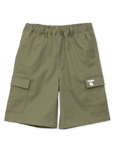 ＜会員様限定！8月使えるクーポン配布中＞<br>【moz】<br>エルクワンポイントプリント イージーカーゴショーツ〔別注〕