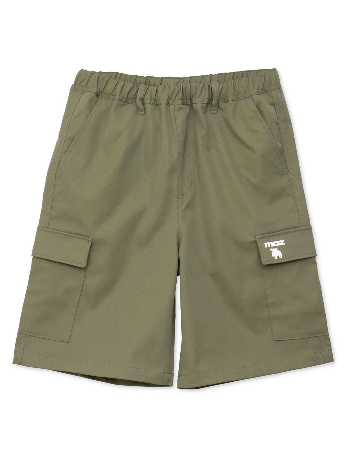 【moz】エルクワンポイントプリント イージーカーゴショーツ〔別注〕