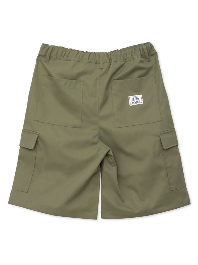 【moz】エルクワンポイントプリント イージーカーゴショーツ〔別注〕