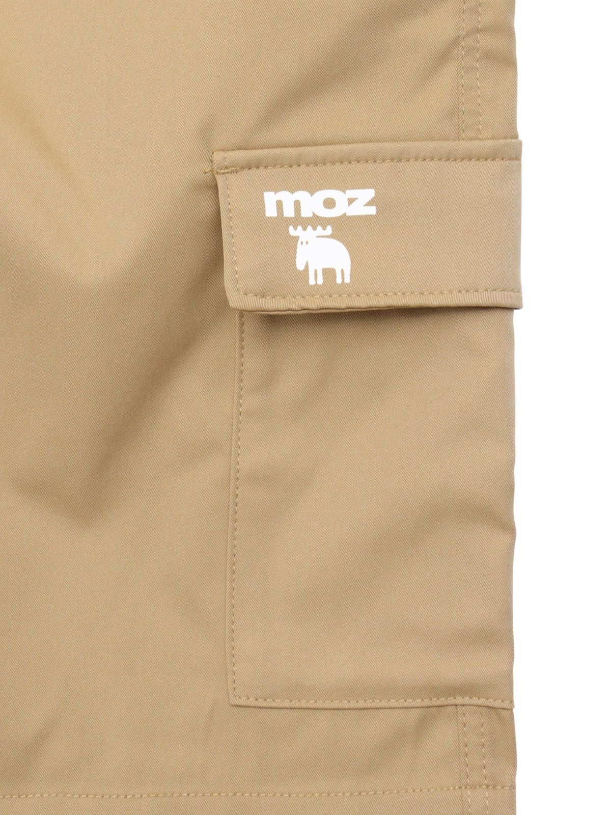 【moz】エルクワンポイントプリント イージーカーゴショーツ〔別注〕