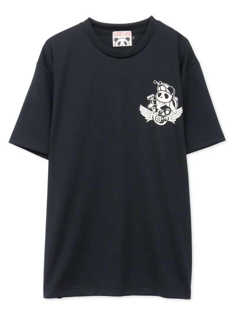 【PANDIESTA JAPAN】“AIR FORCE PANDA”DRYメッシュ素材Tシャツ