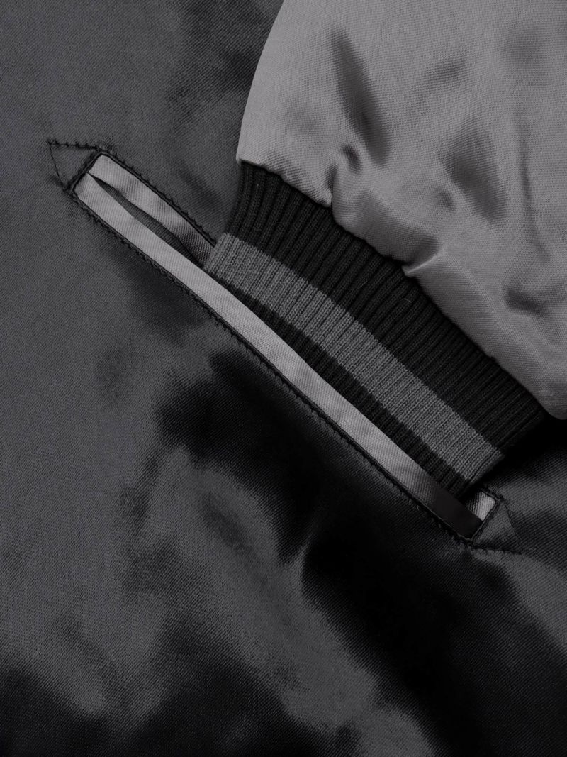 【絡繰魂】“桜招き猫”総刺繍リバーシブルスカジャン