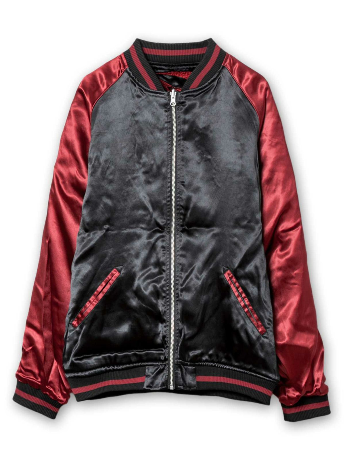 【DAKU】“カラス”総刺繍リバーシブルスカジャン