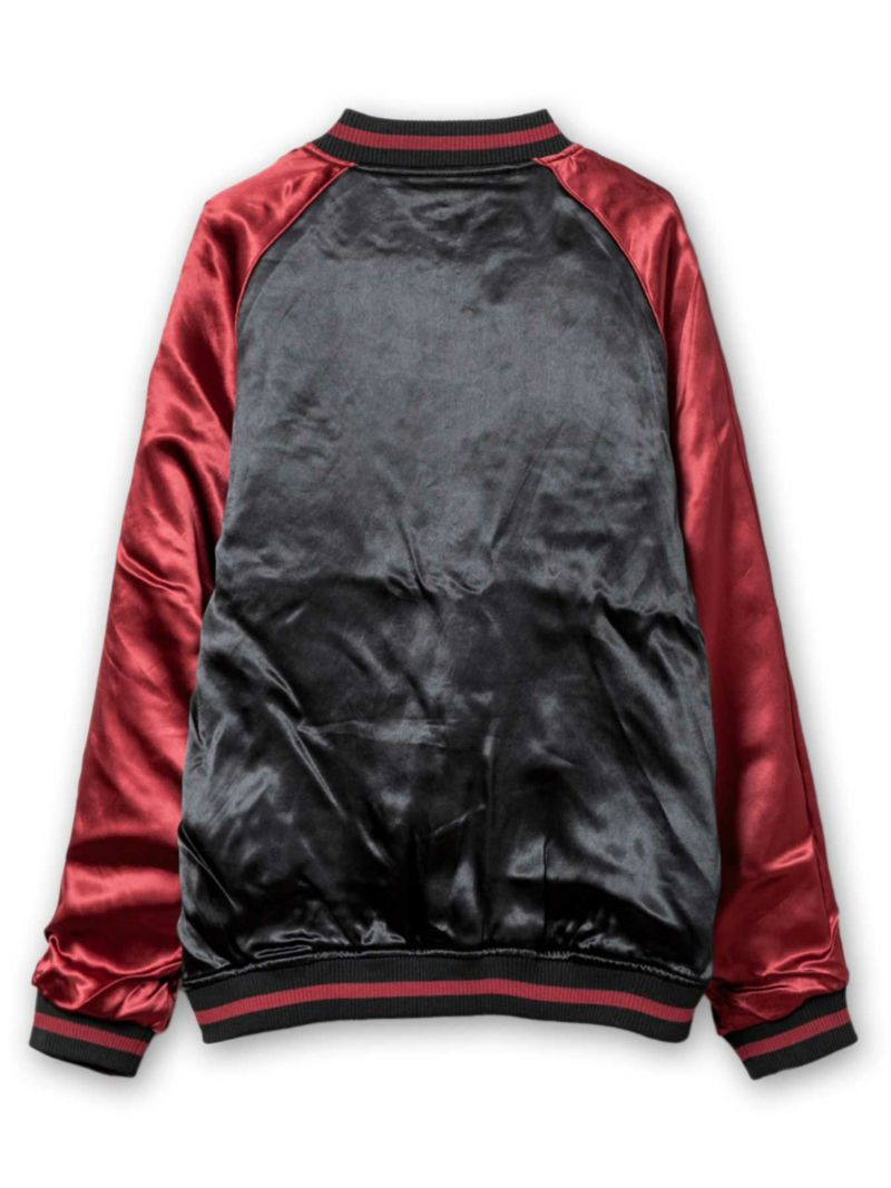 【DAKU】“カラス”総刺繍リバーシブルスカジャン