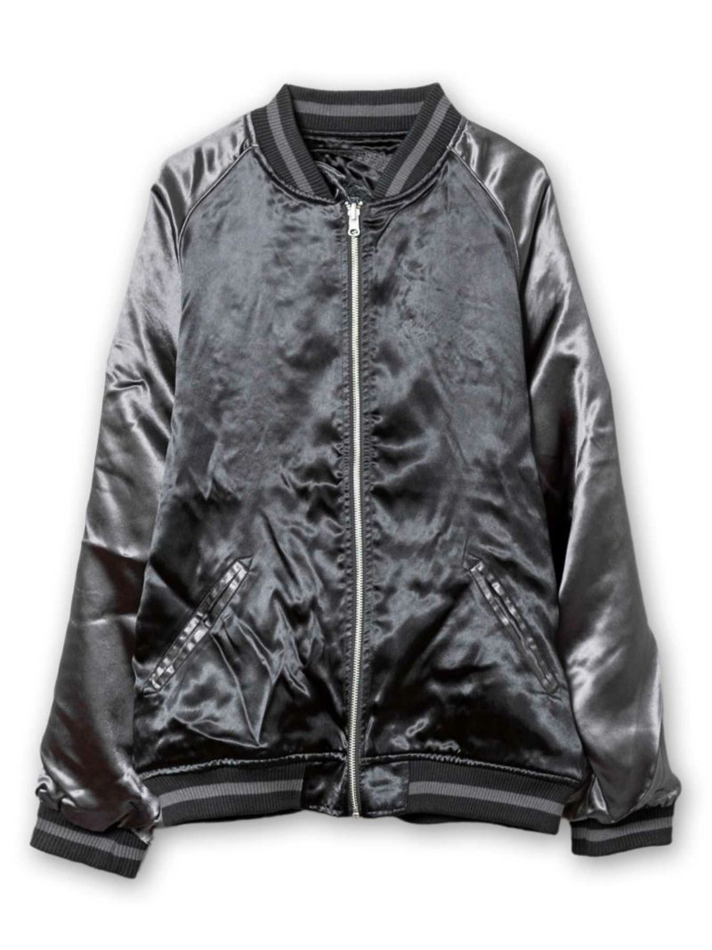 【DAKU】“カラス”総刺繍リバーシブルスカジャン