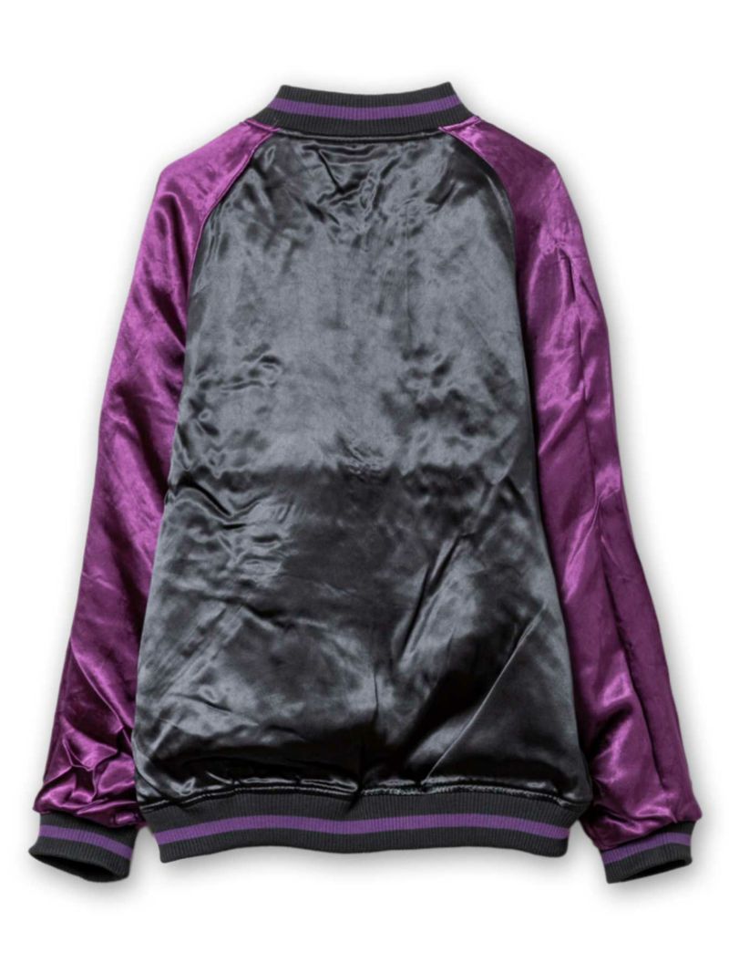 【DAKU】“カラス”総刺繍リバーシブルスカジャン