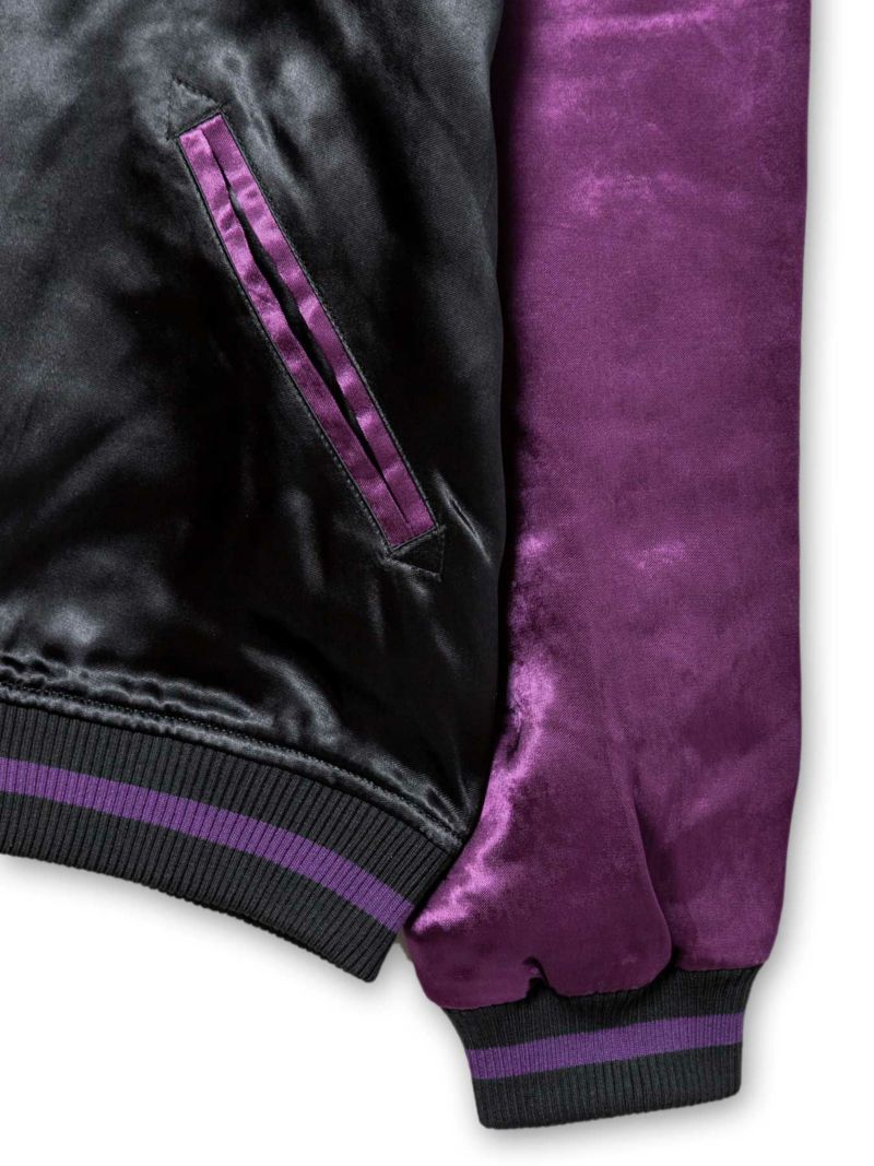 【DAKU】“カラス”総刺繍リバーシブルスカジャン