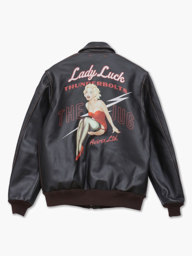 【AVIREX】“GLAMOROUS GLEN 3”A-2 LEATHER JACKET