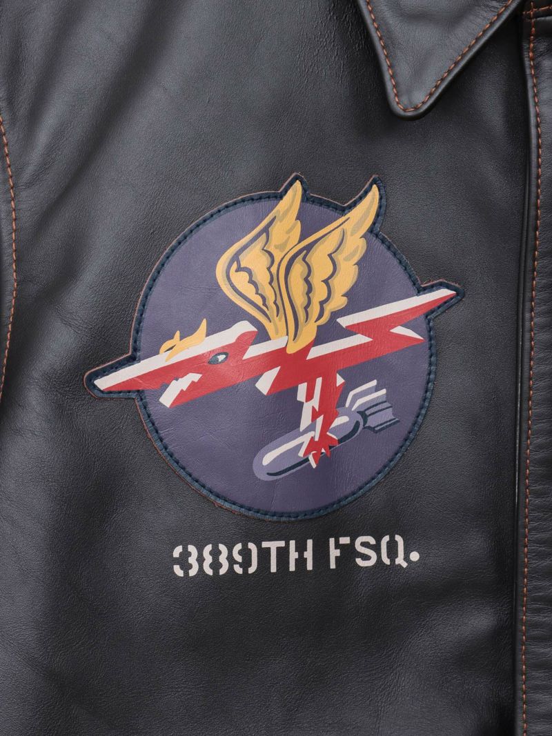 【AVIREX】“GLAMOROUS GLEN 3”A-2 LEATHER JACKET