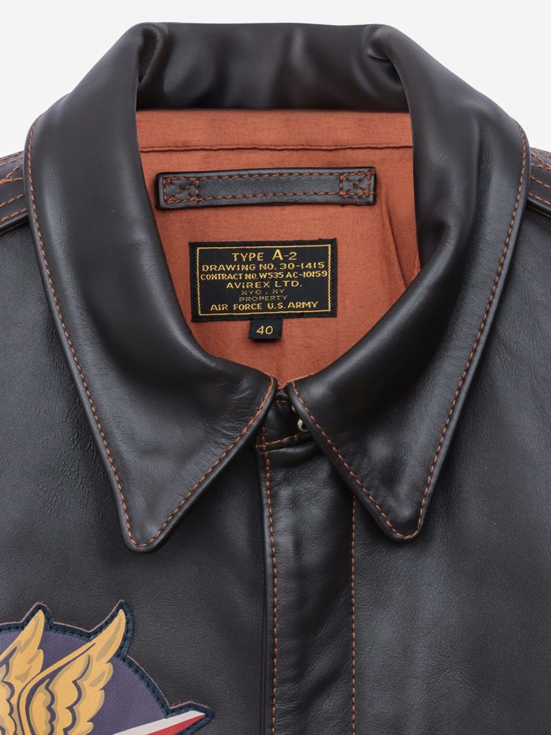 【AVIREX】“GLAMOROUS GLEN 3”A-2 LEATHER JACKET