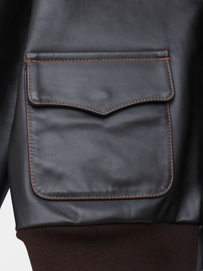 【AVIREX】“GLAMOROUS GLEN 3”A-2 LEATHER JACKET