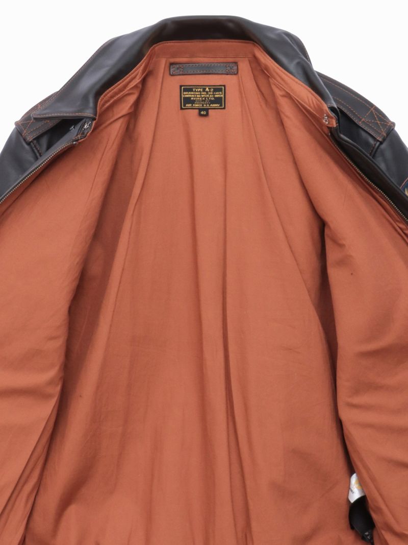 【AVIREX】“GLAMOROUS GLEN 3”A-2 LEATHER JACKET