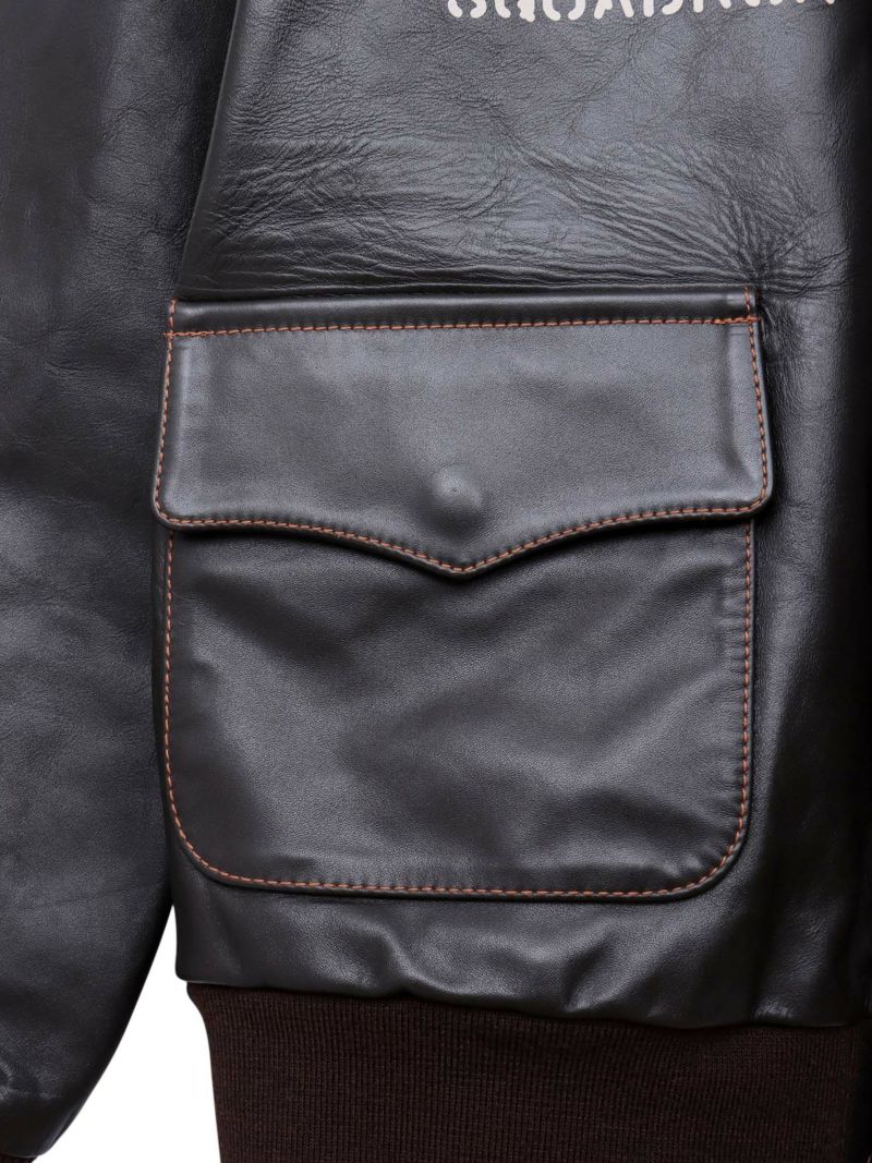 【AVIREX】“CLASSY CHASSY”A-2 LEATHER JACKET
