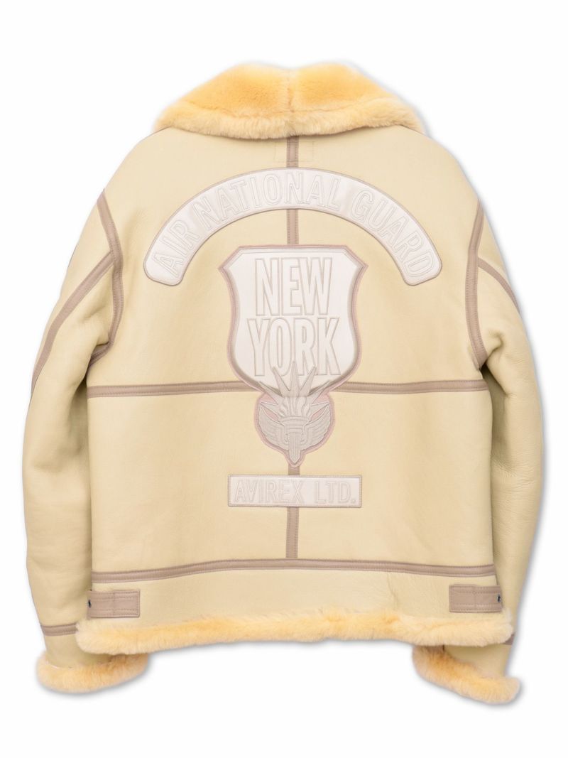 【AVIREX】“A.N.G.” B-3 LEATHER JACKET ＜The Empire City Collection＞