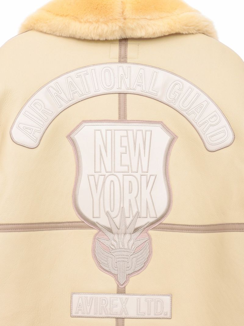 【AVIREX】“A.N.G.” B-3 LEATHER JACKET ＜The Empire City Collection＞