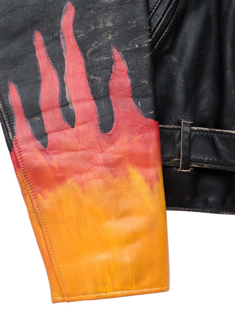 【Schott】SKULL FIRE LEATHER JACKET