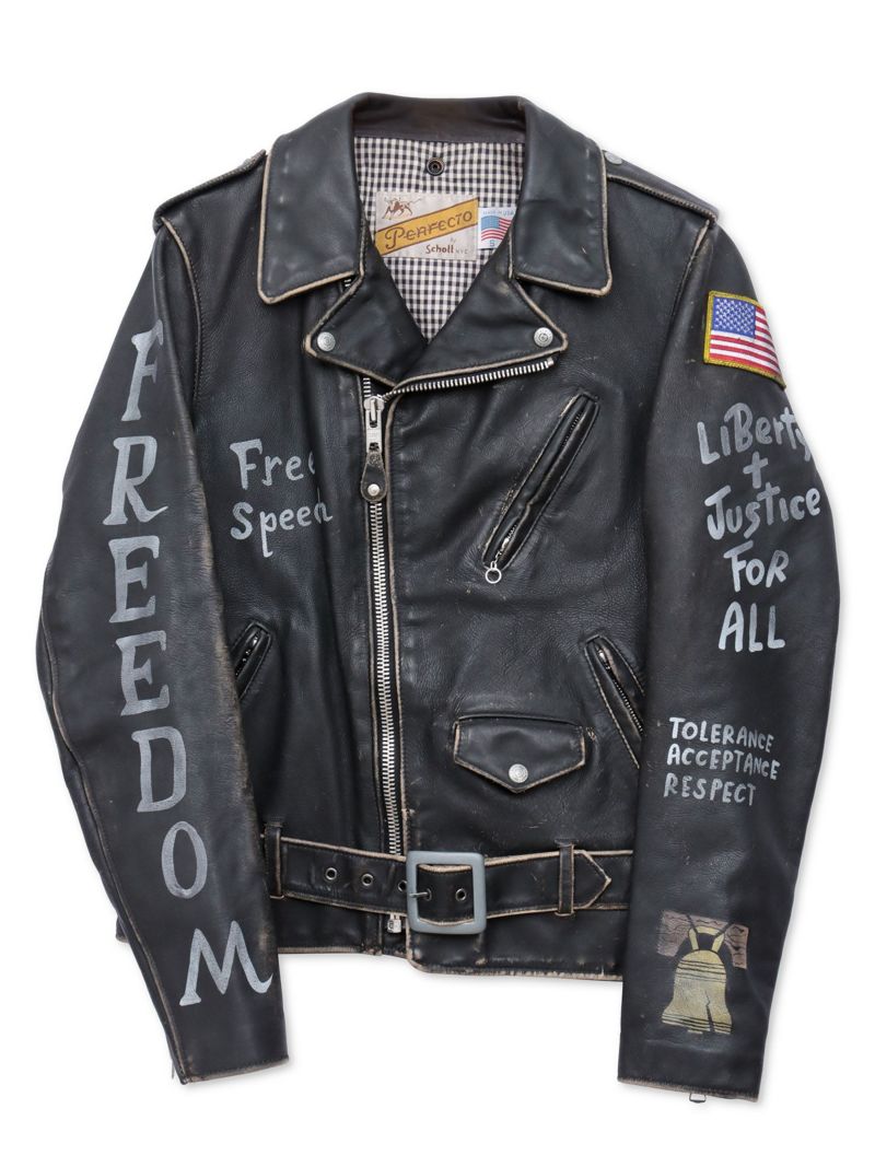 【Schott】PEACE HAND LEATHER JAKET