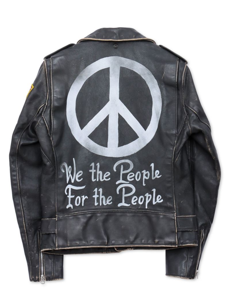【Schott】PEACE HAND LEATHER JAKET