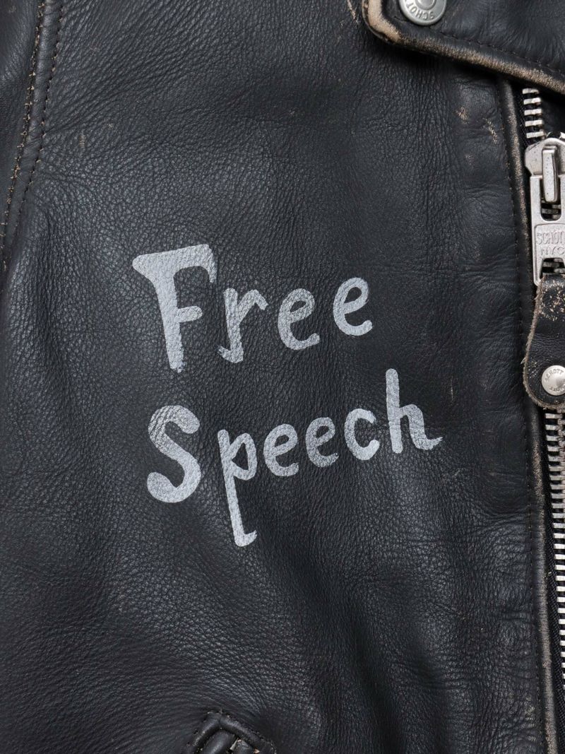 【Schott】PEACE HAND LEATHER JAKET