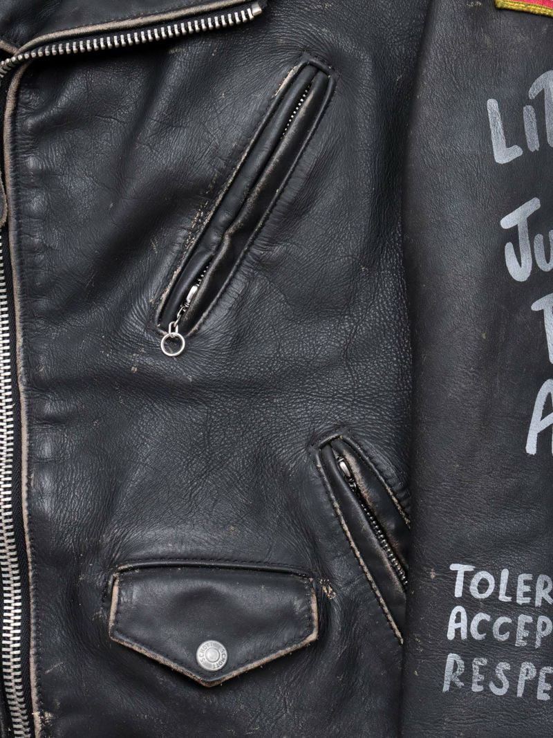 【Schott】PEACE HAND LEATHER JAKET