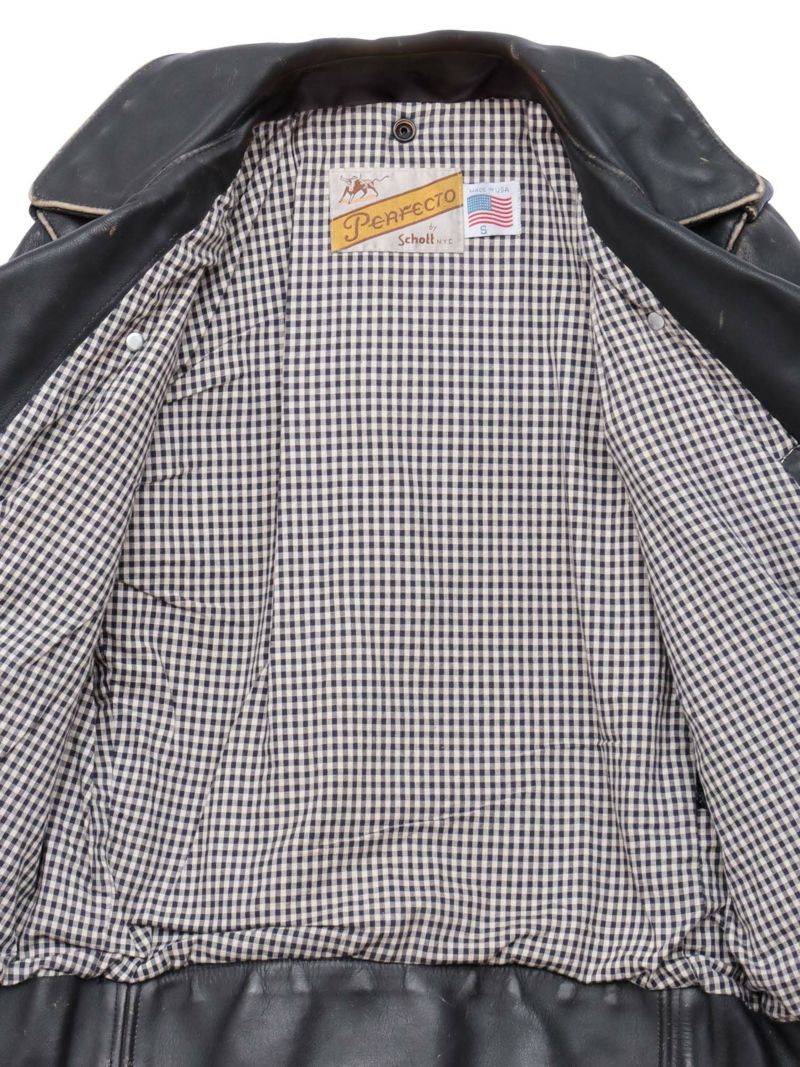 【Schott】PEACE HAND LEATHER JAKET