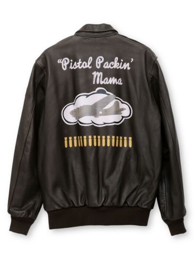 ＜会員様限定！8月使えるクーポン配布中＞<br>【AVIREX】<br>“PISTOL PACKIN MAMA”A-2 LEATHER JACKET