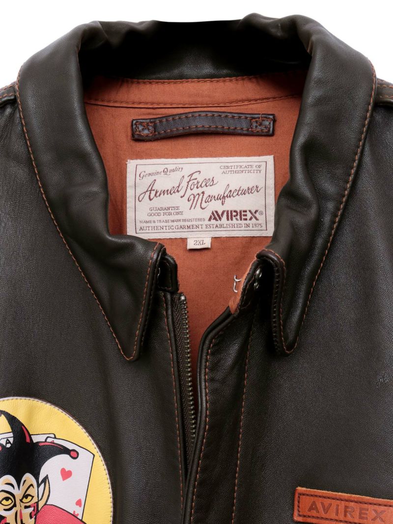 【AVIREX】“PISTOL PACKIN MAMA”A-2 LEATHER JACKET