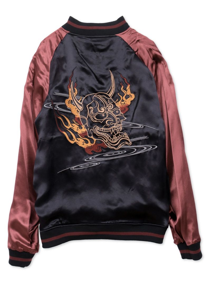 【抜刀娘】“二刀流：穂乃花”総刺繍リバーシブルスカジャン