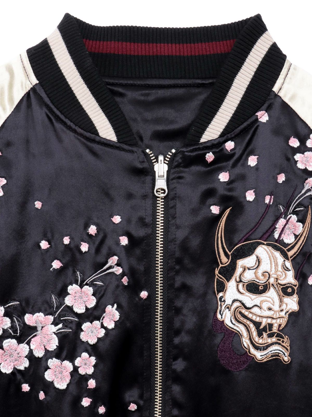 【抜刀娘】“二刀流：穂乃花”総刺繍リバーシブルスカジャン