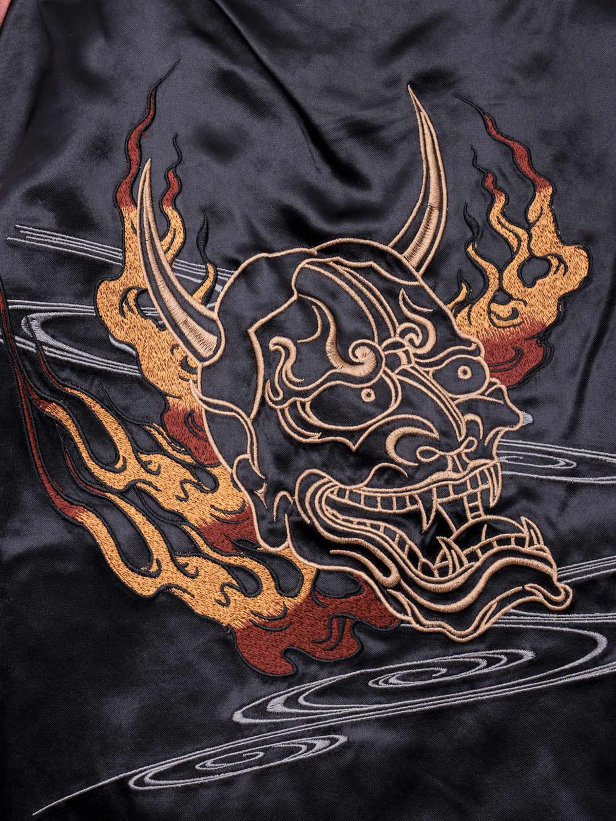 【抜刀娘】“二刀流：穂乃花”総刺繍リバーシブルスカジャン