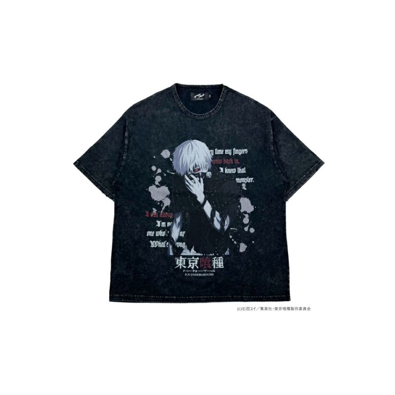 【P.N UNDERGROUND×東京喰種】“金木研”ダメージTシャツ
