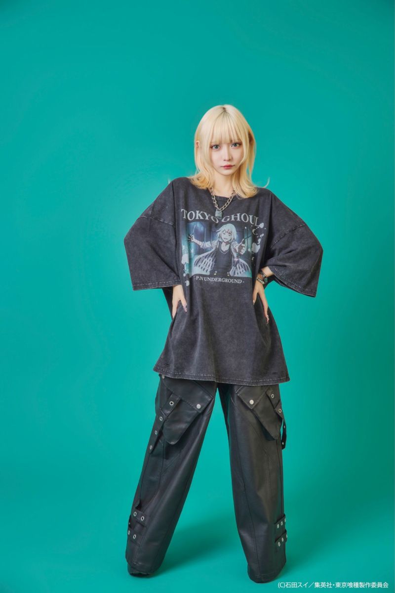 【P.N UNDERGROUND×東京喰種】“鈴屋什造”ダメージTシャツ