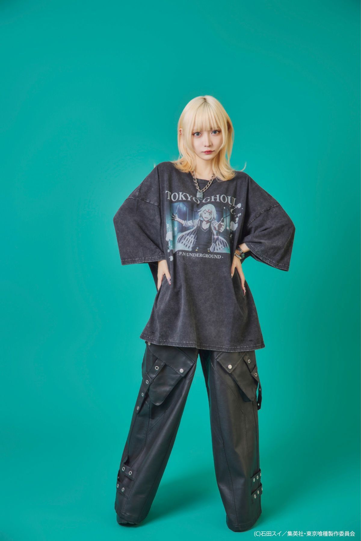 【P.N UNDERGROUND×東京喰種】“鈴屋什造”ダメージTシャツ