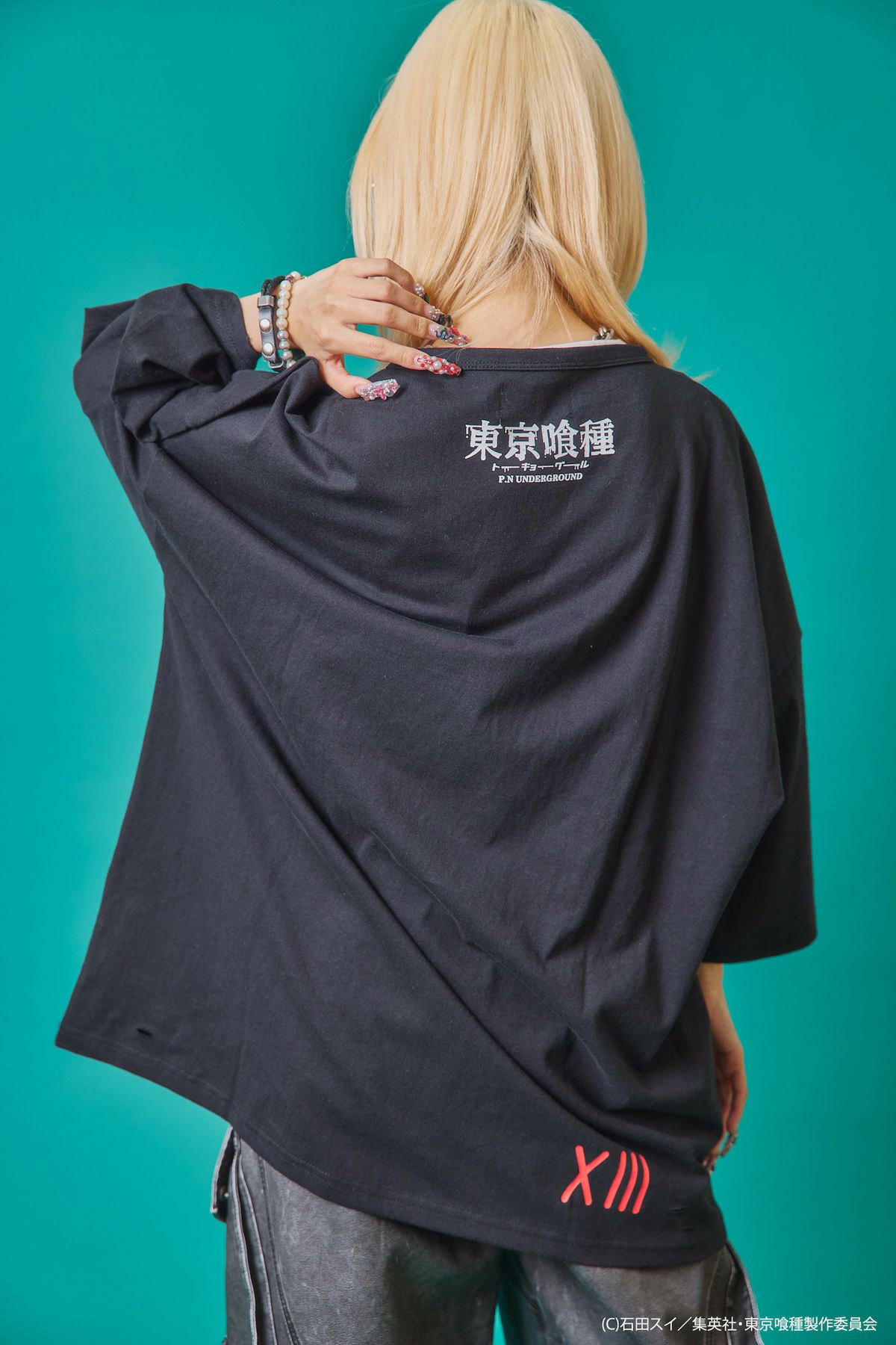 【P.N UNDERGROUND×東京喰種】“鈴屋什造”ダメージTシャツ