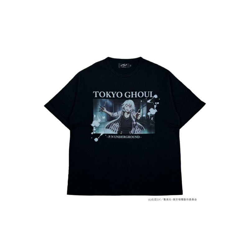 【P.N UNDERGROUND×東京喰種】“鈴屋什造”ダメージTシャツ