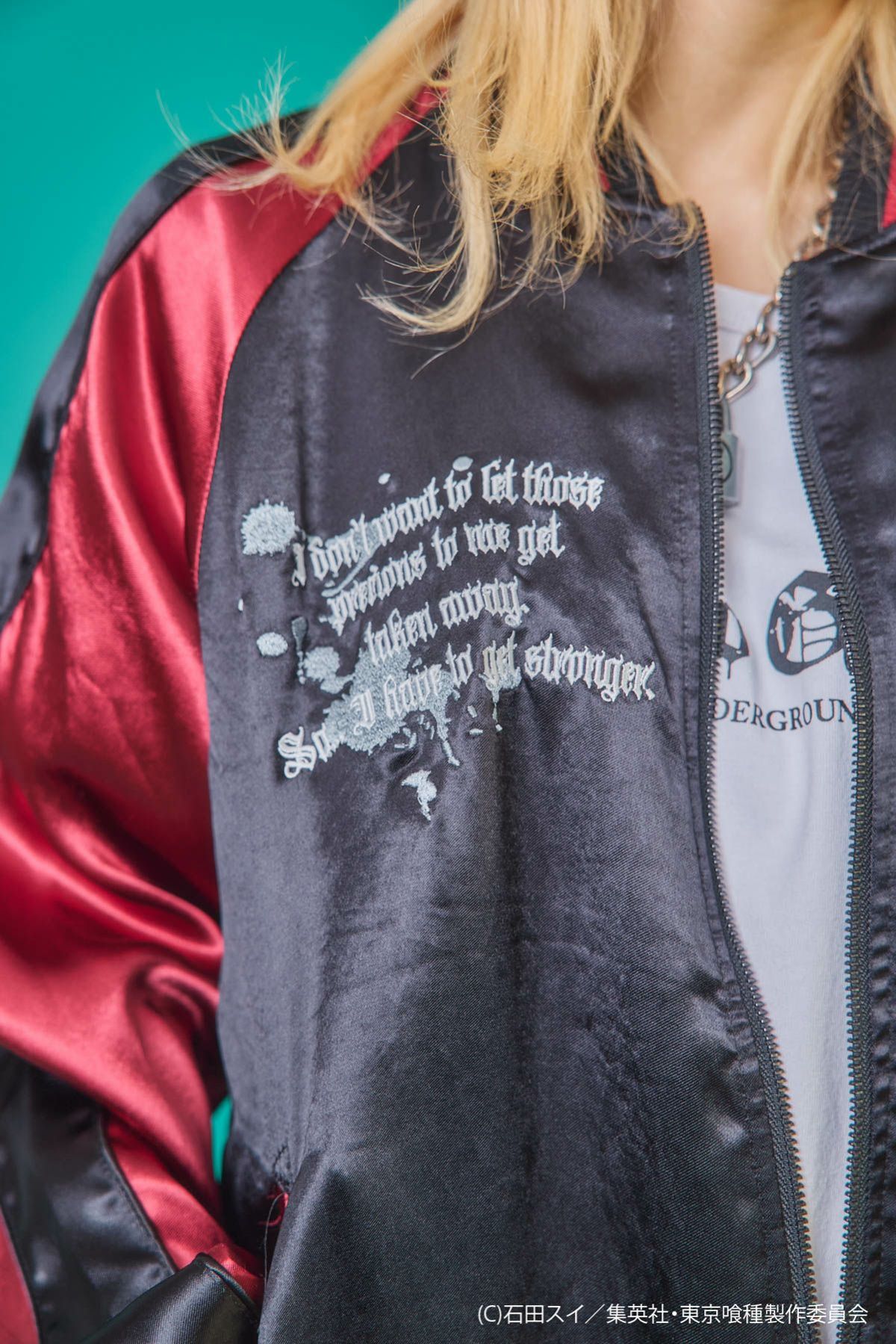 【P.N UNDERGROUND×東京喰種】“金木研”総刺繍リバーシブルスカジャン