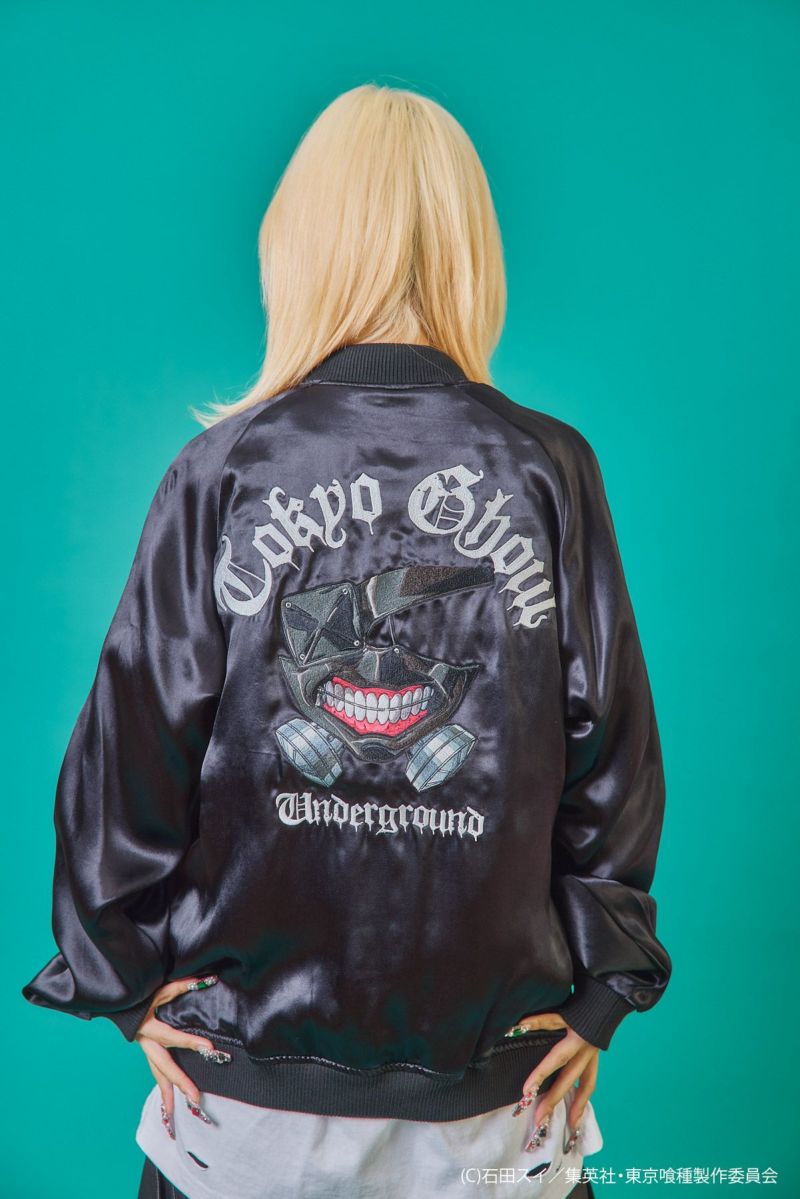 【P.N UNDERGROUND×東京喰種】“金木研”総刺繍リバーシブルスカジャン