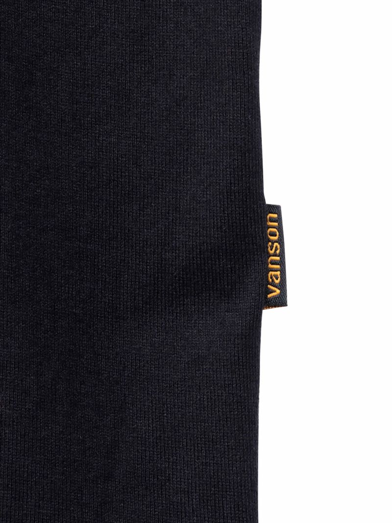 【VANSON】スカル刺繍入りロンT