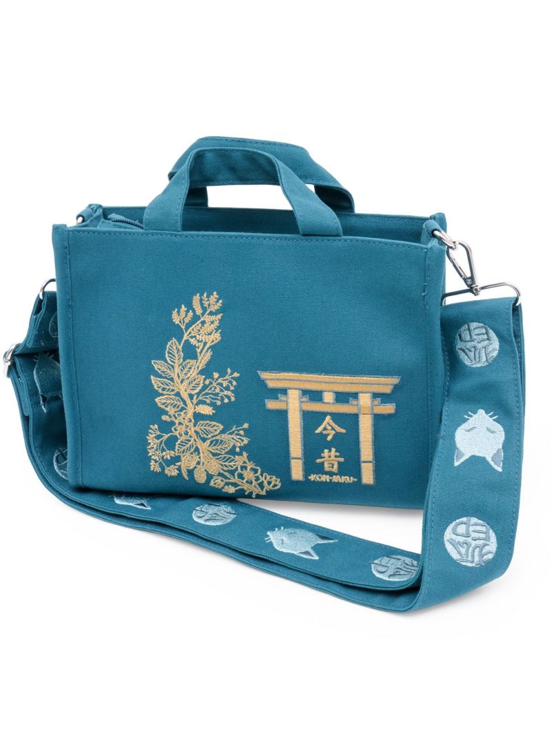 【今昔 -KON-JAKU-】“鳥居とこんぎつね”2WAYミニショルダートートバッグ