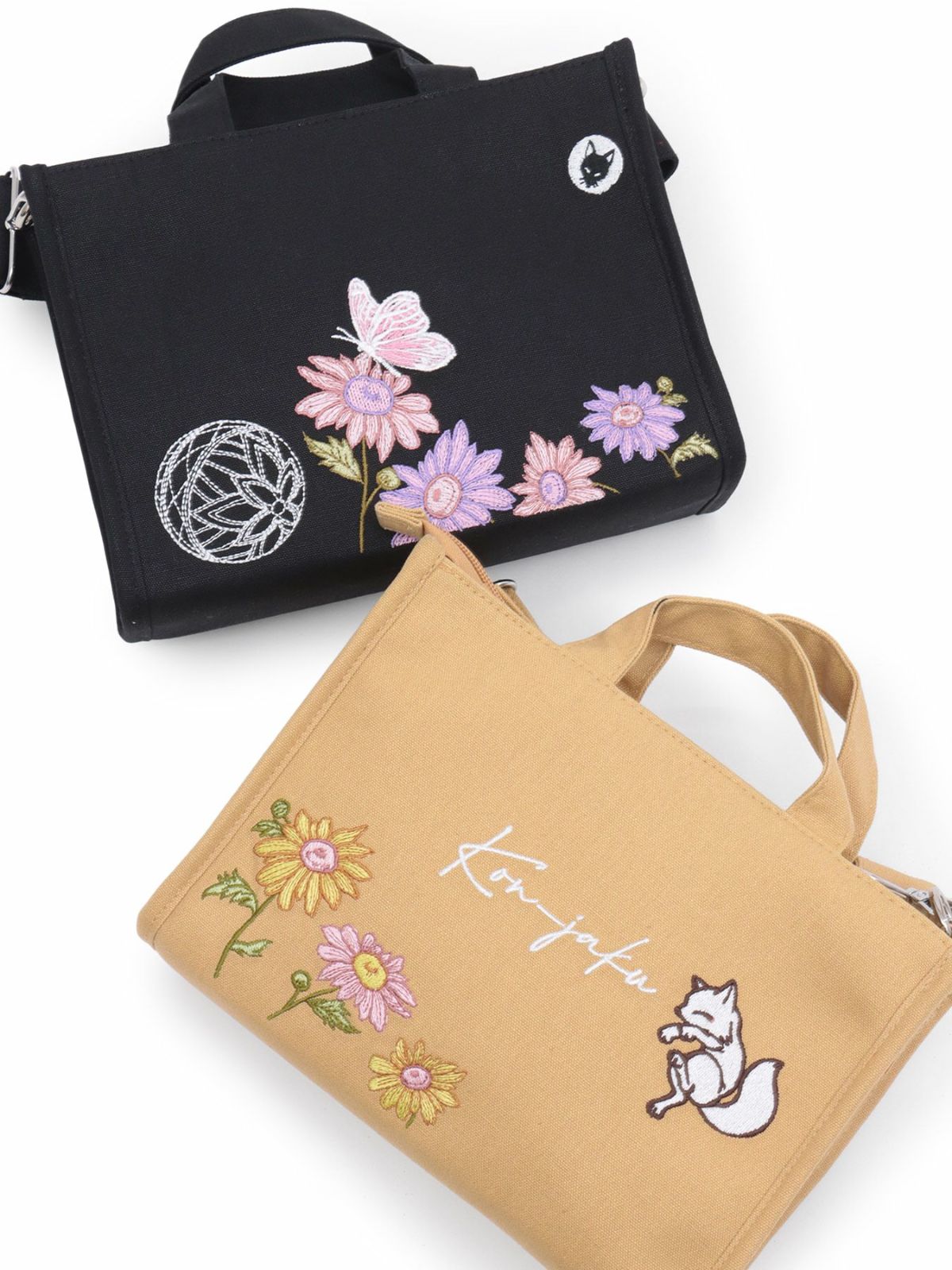 【今昔 -KON-JAKU-】“マーガレットとこんぎつね”2WAYミニショルダートートバッグ