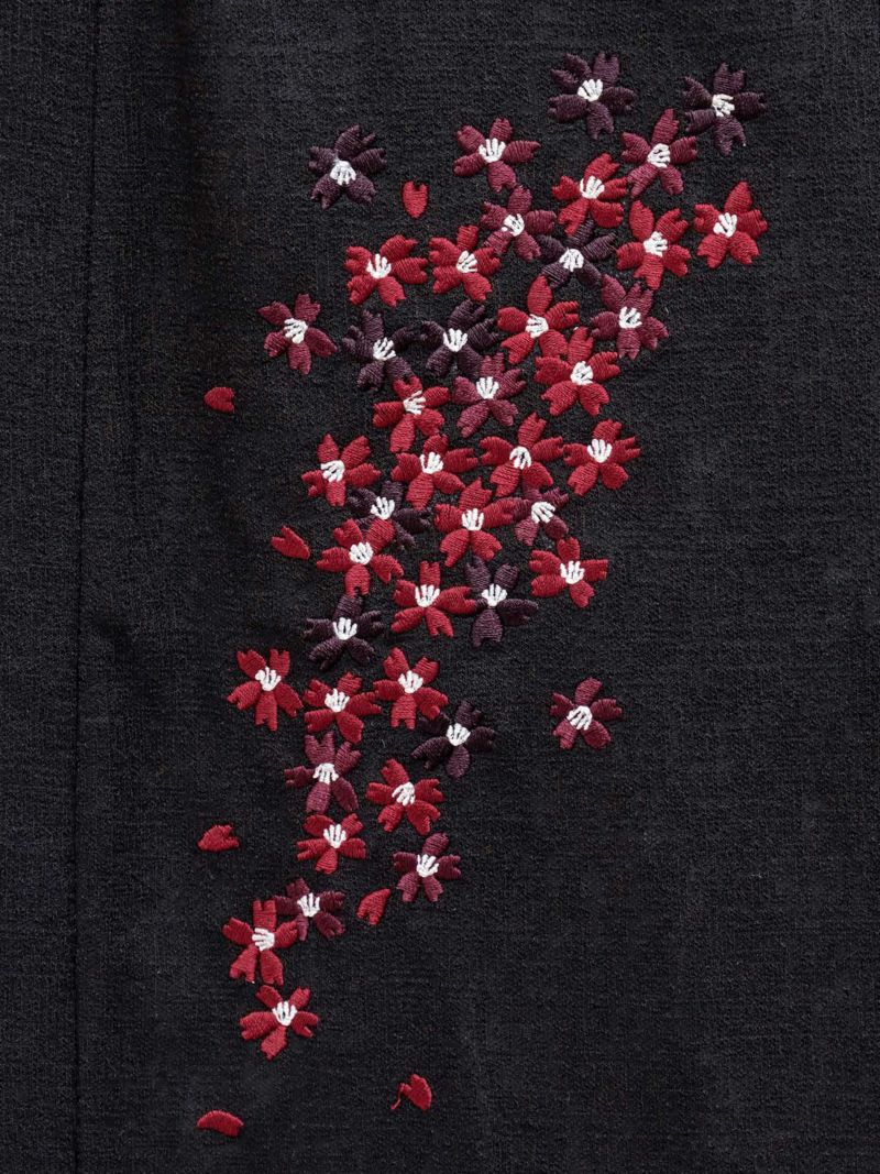 【雅結】桜刺繍カーディガン×Tシャツセット