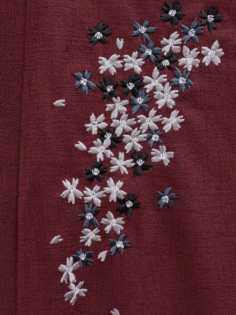 【雅結】桜刺繍カーディガン×Tシャツセット