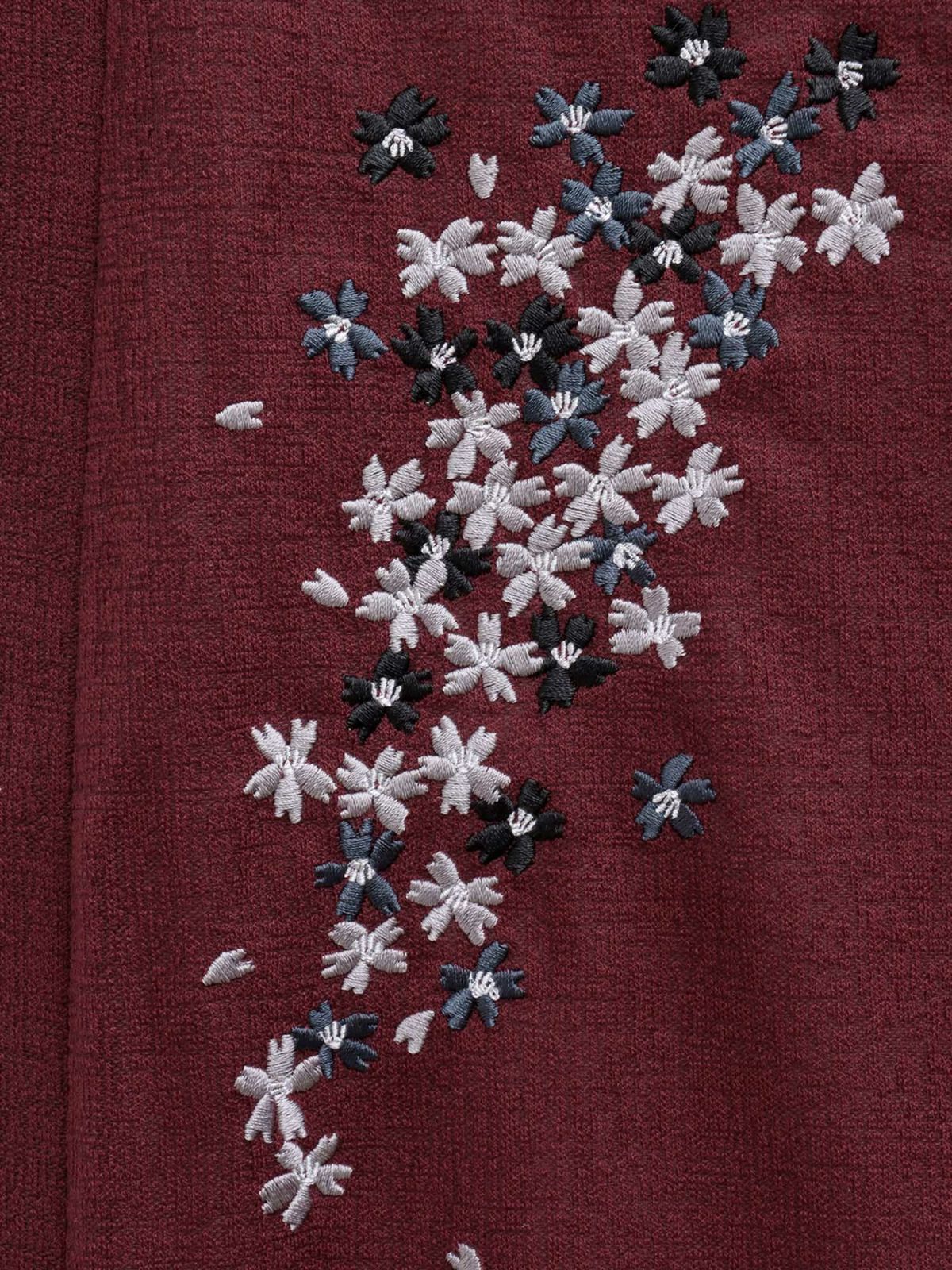 【雅結】桜刺繍カーディガン×Tシャツセット