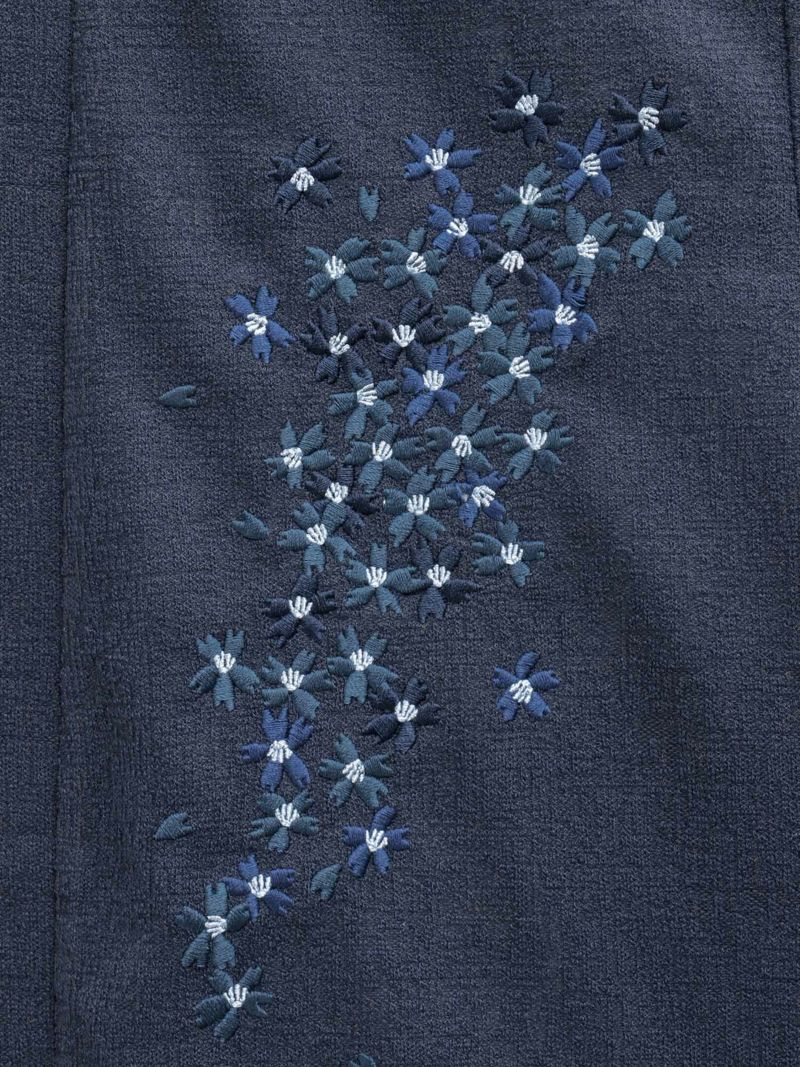 【雅結】桜刺繍カーディガン×Tシャツセット