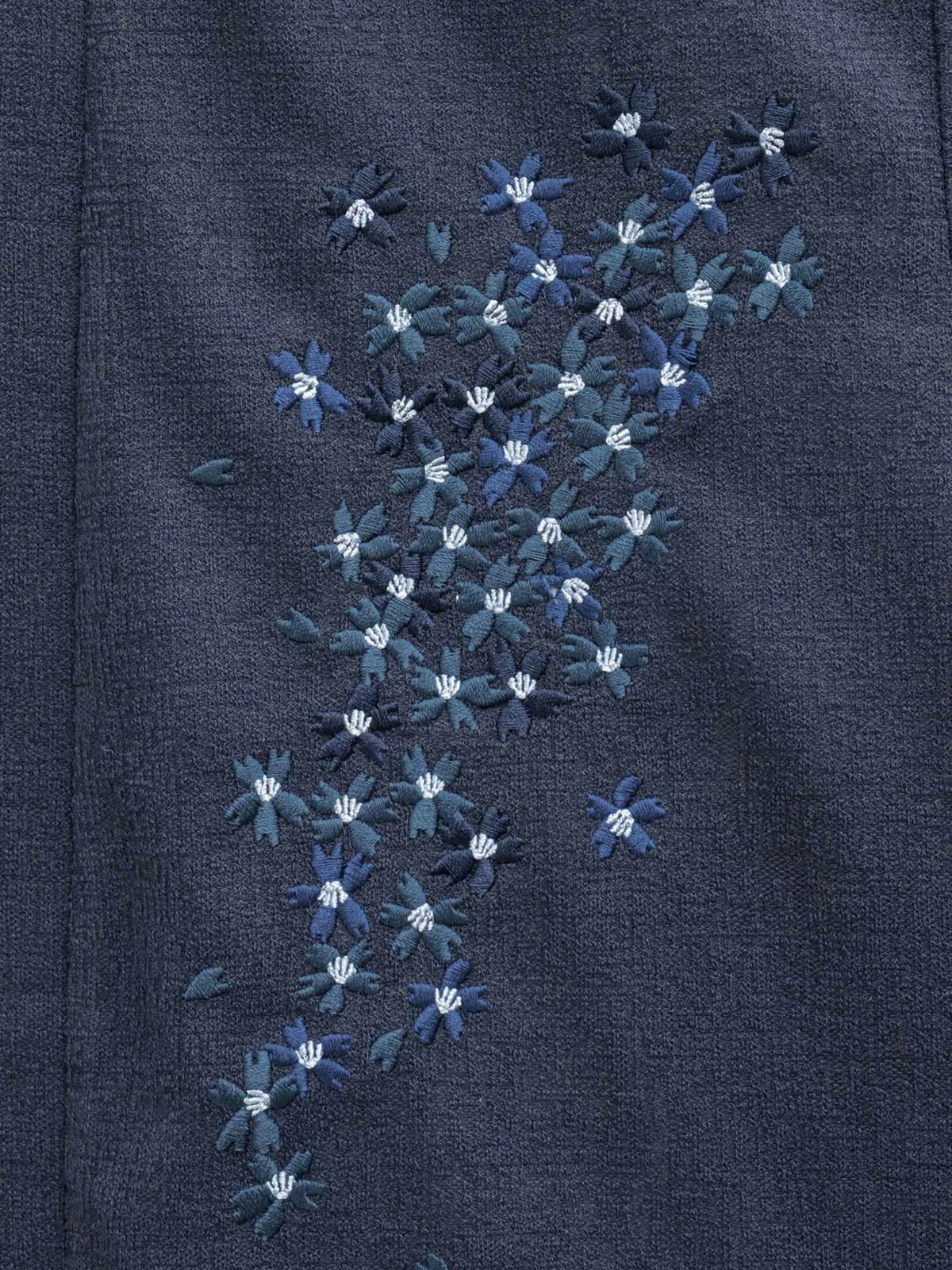 【雅結】桜刺繍カーディガン×Tシャツセット