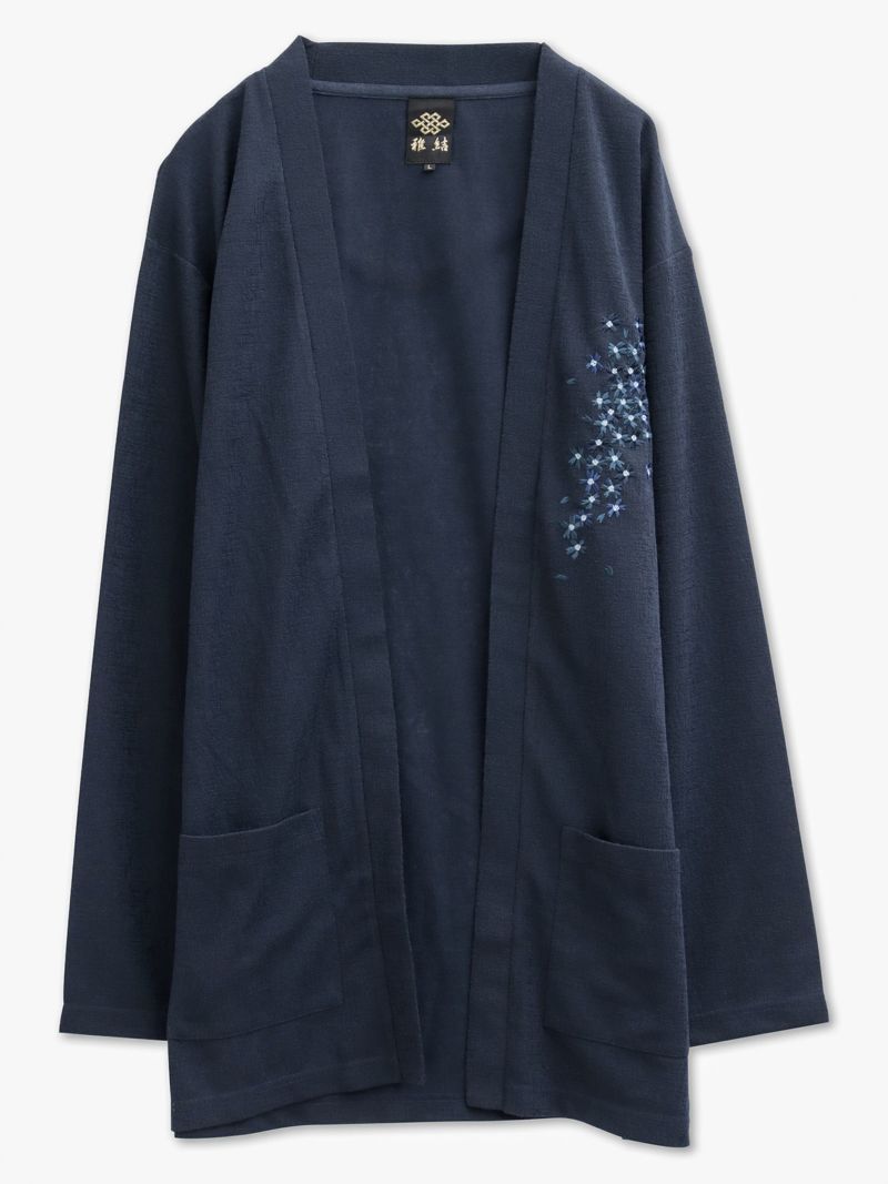 【雅結】桜刺繍カーディガン×Tシャツセット